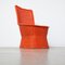 Orange Woven Wicker Chair, Image 8