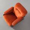Low Orange Armchair, Image 6