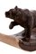 Antique Carved Black Forest Bear Desk Blotter, Image 3