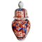 Antique Shaped Imari Vase with Lid, Image 1