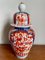 Antique Shaped Imari Vase with Lid 6