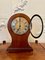 Reloj de repisa eduardiano antiguo grande de caoba con incrustaciones, Imagen 5