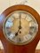 Large Antique Edwardian Inlaid Mahogany Balloon Shaped Mantel Clock 3