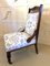 Chaise Ladies Antique en Noyer Sculpté 12