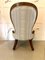 Antique Victorian Walnut Spoon Back Ladies Chair, Image 8