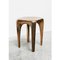 Handmade Walnut Tabouret by Maxime Goléo, Image 2