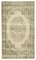 Beige Turkish Vintage Area Rug, Image 1