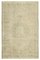 Beige Turkish Vintage Area Rug, Image 1