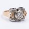 Art Decò Ring in 18K Gold with Central Diamond 3