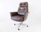 Brown Leather Desk Chair by Horst Brüning for Cor 1