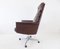 Brown Leather Desk Chair by Horst Brüning for Cor 18
