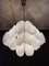 Vintage Italian Murano Chandelier with 36 White Disks, 1979, Image 17