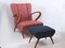 Armchair with Ottoman by Paolo Buffa, 1950s 2