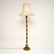 Antique Solid Brass Floor Lamp, Image 2