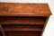 Antique Victorian Burr Walnut Double Open Bookcase 9