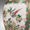 Jarrón Famille Rose chino vintage de cerámica, años 40, Imagen 10