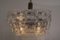 Mid-Century Modern Etched Glass Chandelier by Kinkeldey, Image 4