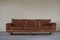 Mid-Century Danish Leather 3-Seat Sofa with Beech Frame, 1960s 9