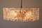 Mid-Century Modernist Etched Glass Chandelier by Kinkeldey, Image 5