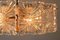 Lámpara de araña Mid-Century modernista de vidrio grabado de Kinkeldey, Imagen 6