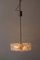 Mid-Century Modernist Etched Glass Chandelier by Kinkeldey, Image 3