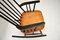 Vintage Ebonised Elm Rocking Chair, 1960s 6