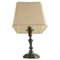Baroque Style Table Lamp in Patinated Pewter, 1930s, Image 4