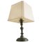 Baroque Style Table Lamp in Patinated Pewter, 1930s 6