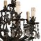 Austrian 14-Light Chandelier in Burnished Bronze with Swarovski Pendants, Late 1800s 6