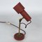 Vintage Red Brass Table Lamp from Stilnovo, 1950s 1