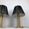 Lampes de Bureau Vintage en Laiton, Italie, 1970s, Set de 2 2