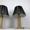 Vintage Italian Brass Table Lamps, 1970s, Set of 2, Image 2