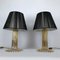Vintage Italian Brass Table Lamps, 1970s, Set of 2, Image 1