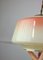 Lampe à Suspension Saumon Vintage en Verre et Laiton 10
