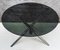 Chromed Steel Dining Table with Tinted Glass Top 2