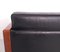 2-Seat Sofa in Leather and Cherry from Walter Knoll / Wilhelm Knoll, 1970s 10