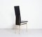 Black Leather and Brass S44 Dining Chairs from Fasem, 1990s, Set of 7 8
