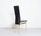 Black Leather and Brass S44 Dining Chairs from Fasem, 1990s, Set of 7, Image 8