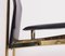 Black Leather and Brass S44 Dining Chairs from Fasem, 1990s, Set of 7 15