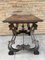 Spanish Baroque Side Table with Lyre Legs and Marquetry Top, Early 19th Century 8