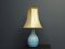 Blue Glass Lamp, Huta Boussu, Belgium 10
