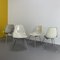 Beistellstühle in Gebrochenem Weiß von Charles & Ray Eames für Vitra, 1970er, 4er Set 1