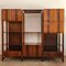 Italian Rosewood Wall Bookcase, 1960s 1