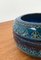 Posacenere Rimini vintage in ceramica blu di Aldo Londi per Bitossi, Immagine 19