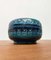 Cenicero Rimini Blu italiano vintage de cerámica de Aldo Londi para Bitossi, Imagen 1