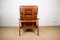 Danish Teak and Leather FD 164 Armchairs and Ottoman by Arne Vodder for France & Son, Set of 2, Image 13