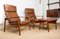 Danish Teak and Leather FD 164 Armchairs and Ottoman by Arne Vodder for France & Son, Set of 2, Image 18