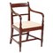 George III Antique Mahogany Desk Chair, Image 1