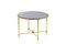 Round Table in Brass and Gray Marble from Maison Jansen, 1970s 1