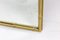 Rectangular Mirror in Gilt Brass, 1970s 5